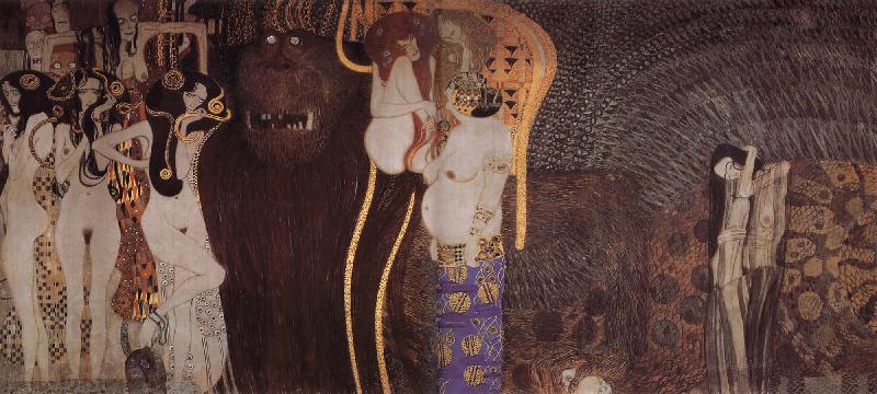 Gustav Klimt The Beethoven China oil painting art